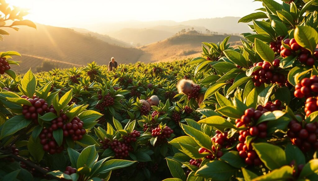 proses penanaman kopi robusta