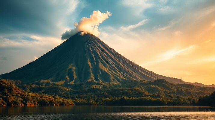 gunung berapi aktif yang menarik