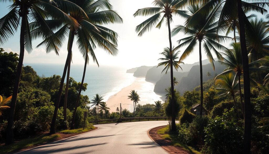rute ke pantai carita rute ke pantai carita