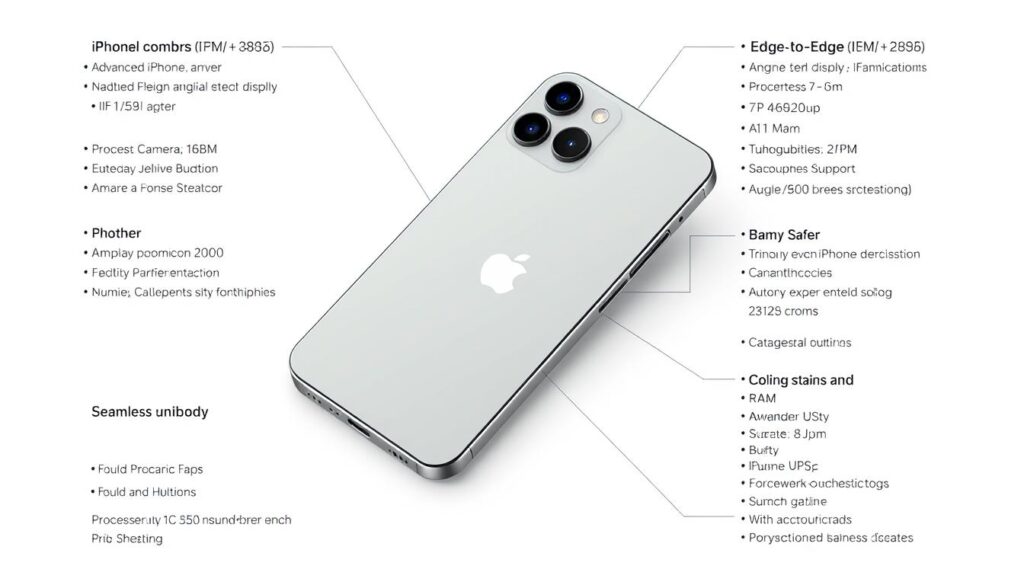 spesifikasi teknis Iphone17 spesifikasi teknis Iphone17